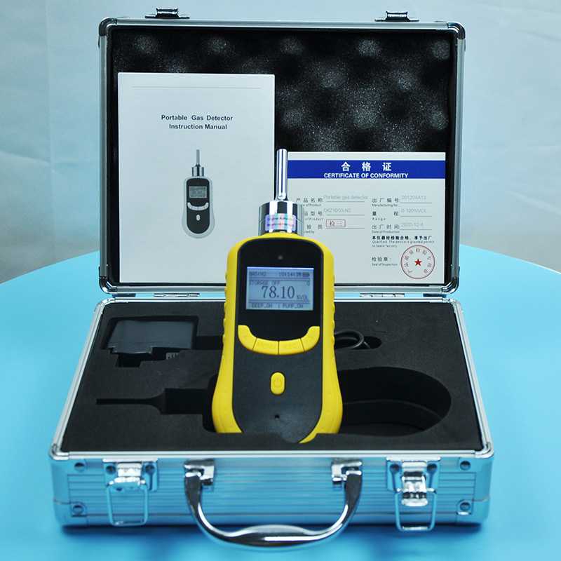 Explosion-proof Portable easy to carry gas leak detector gas analyzer gas leak tester 8