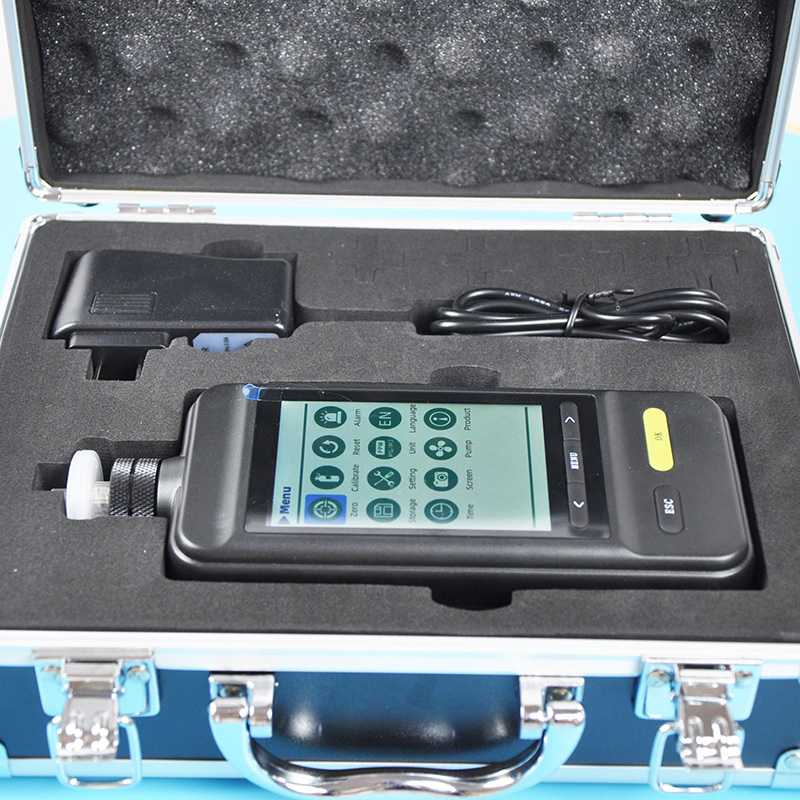 Portable Easy to Carry Gas Detector analyzer gas test meter with 3.5-inch color display (4)